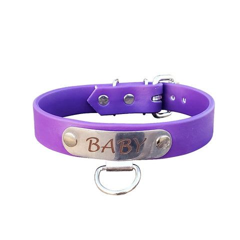 Bdsm Purple Custom Name Collar
