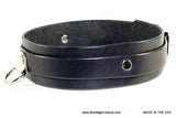 bondage leather collar