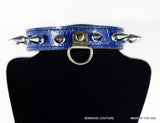 blue croc dom collar
