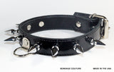 patent leather Bdsm black collar
